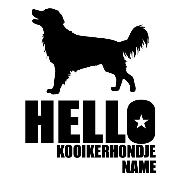 画像1: カッティングステッカー[Ｔ5]/コーイケルホンディエ (1)